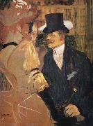 Henri  Toulouse-Lautrec L-Auglais au Moulin-Rouge Sweden oil painting artist